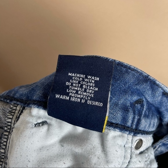 Vigoss Size 26 The Thompson Roll Cigarette Distressed Jeans Grunge Low Rise - Picture 7 of 10